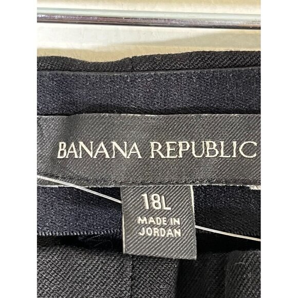 Banana Republic Pant Women 18L Black Sloan Pull On Legging Office Neutral Career - Picture 2 of 15